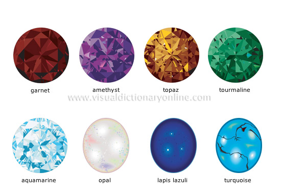 semiprecious stones