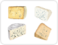 blue-veined cheeses