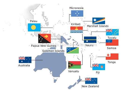 Oceania and Polynesia